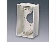 03839 - C2g Single Gang Wall Box - White - C2g