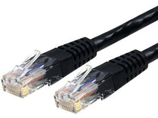 C6PATCH15BK - Startech 15ft Black Cat6 Ethernet Cable Delivers Multi Gigabit 1/2.5/5gbps & 10gbps Up To - Startech