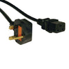 P052-008 - Tripp Lite 8ft Computer Power Cord Uk Cable C19 To Bs-1363 Plug 13a - Tripp Lite