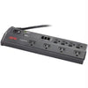 Apc By Schneider Electric Apc Home/office Surgearrest 8 Outlets With Tel2/splitter Jacks, 120v Color Black