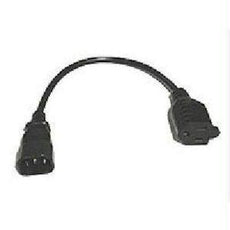 03147 - C2g 1ft 18 Awg Monitor Power Adapter Cord (nema 5-15r To Iec320c14) - C2g