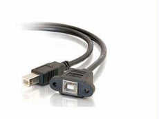 28072 - C2g 1.5ft Usb 2.0 Bf To Bm Panel Mount Cable - C2g