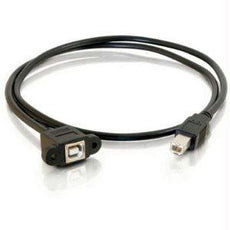 28074 - C2g 3ft Panel-mount Usb 2.0 B Female To B Male Cable - C2g