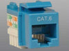 N238-001-BL - Tripp Lite Blue Cat6/cat5e Rj45 110 Punch Down Keystone Jack - Tripp Lite