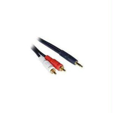 40617 - C2g 50ft Velocity™ One 3.5mm Stereo Male To Two Rca Stereo Male Y-cable - C2g