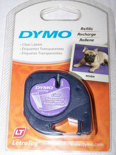 91332 - Dymo 1/2inch (12 Mm) Plastic Letratag Tape - Dymo