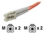 F2F402LL-07M - Belkin International Inc Duplex Fiber Optic Cable  Lc/lc;50/125; 7 Meters - Belkin International Inc