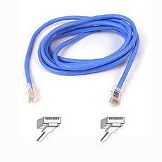 A3L791-07-BLU - Belkin International Inc 7ft Cat5e Patch Cable, Utp, Blue Pvc Jacket, 24awg, T568b, 50 Micron, Gold Plate - Belkin International Inc