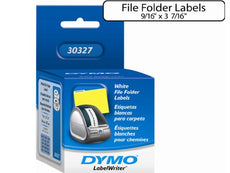 30327 - Dymo White 1-up File Folder Labels - Dymo