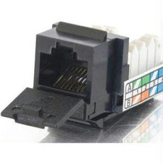 35203 - C2g 90anddeg; Cat5e Rj45 Utp Keystone Jack - Black - C2g