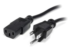 PXT1011 - Startech 1ft (30cm) 18awg Flexible Computer Power Cord W/ Nema 5-15p And Iec 60320 C13 Co - Startech