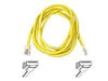 A3L791-04-YLW - Belkin International Inc 4ft Cat5e Patch Cable, Utp, Yellow Pvc Jacket, 24awg, T568b, 50 Micron, Gold Pla - Belkin International Inc