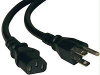 P007-002 - Tripp Lite 2ft Power Cord 15a 14awg 5-15p To C13 - Tripp Lite