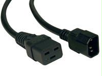 P047-004 - Tripp Lite 4ft Power Cord Extension Cable C19 To C14 Heavy Duty 15a 14awg - Tripp Lite