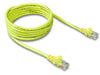 A3L791-03-YLW-S - Belkin International Inc 3ft Cat5e Snagless Patch Cable, Utp, Yellow Pvc Jacket, 24awg, T568b, 50 Micron, - Belkin International Inc