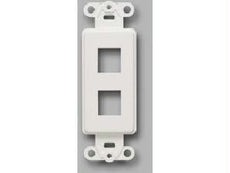 C2g Decorative 2-port Multimedia Keystone Insert - Ivory