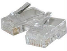 01931 - C2g Rj45 Cat5 8x8 Modular Plug For Flat Stranded Cable - 10pk - C2g