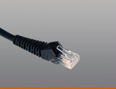 N001-005-BK - Tripp Lite 5ft Cat5e / Cat5 Snagless Molded Patch Cable Rj45 M/m Black 5ft - Tripp Lite