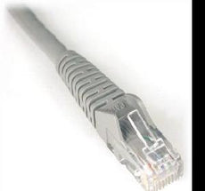 N201-010-GY - Tripp Lite 10ft Cat6 Gigabit Snagless Molded Patch Cable Rj45 M/m Gray - Tripp Lite