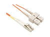 FJ6LCSC-06M - Unc Group Llc 6 Meter Lc-sc Om1 1gig Fiber Optic Cable, Orange, Ofnr, 62.5/125 Fiber, Multimod - Unc Group Llc