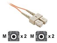 FJ5SCSC-01M - Unc Group Llc 1 Meter Sc-sc Om2 1gig Fiber Optic Cable, Orange, Ofnr, 50/125 Fiber, Multimode - Unc Group Llc