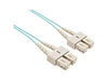 FJ5GSCSC-05M - Unc Group Llc 5 Meter Sc-sc Om3 10gig Fiber Optic Cable, Aqua, Ofnr, 50/125 Fiber, Multimode D - Unc Group Llc