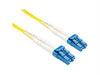 FJ9LCLC-02M - Unc Group Llc 2 Meter Lc-lc Singlemode Fiber Optic Cable, Yellow, Ofnr, 9/125 Fiber, Single-mo - Unc Group Llc