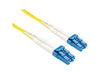 FJ9LCLC-07M - Unc Group Llc 7 Meter Lc-lc Singlemode Fiber Optic Cable, Yellow, Ofnr, 9/125 Fiber, Single-mo - Unc Group Llc