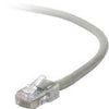 A3L791-02 - Belkin International Inc 2ft Cat5e Patch Cable, Utp, Gray Pvc Jacket, 24awg, T568b, 50 Micron, Gold Plate - Belkin International Inc