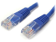 M45PATCH20BL - Startech 20 Ft Blue Molded Cat5e Utp Patch Cable - Startech