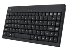 AKB-110B - Adesso Mini Usb Keyboard ,with Ps/2 Adaptor ,  Retail Box - Adesso