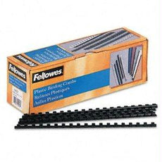 52507 - Fellowes, Inc. Binding Combs Plastic - Black 5/16in 100 - Fellowes, Inc.