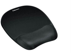 9176501 - Fellowes, Inc. Memory Foam Mouse Pad/wrist Rest - Black.item H X W X D (inches):1.00 X 7.94 X 9 - Fellowes, Inc.