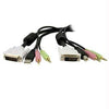 DVID4N1USB10 - Startech 4-in-1 Usb Dvi Kvm Switch Cable W/ Audio - Startech