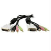 DVID4N1USB15 - Startech 4-in-1 Usb Dvi Kvm Switch Cable W/ Audio - Startech