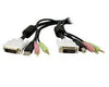 DVID4N1USB6 - Startech 4-in-1 Usb Dvi Kvm Switch Cable W/ Audio - Startech