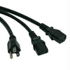 P006-006-2 - Tripp Lite 6ft Y-splitter Power Cord 5-15p To 2xc13 - Tripp Lite