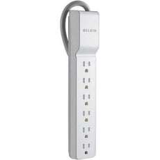 BE106001-06R - Belkin International Inc 6 Outlet Surge Protector, 6 Ft. Cord - Belkin International Inc