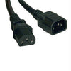 P004-004 - Tripp Lite 4ft Computer Power Cord Extension Cable C14 To C13 10a 18awg - Tripp Lite