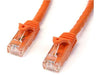 N6PATCH3OR - Startech 3ft Orange Cat6 Ethernet Cable Delivers Multi Gigabit 1/2.5/5gbps & 10gbps Up To - Startech