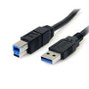 USB3SAB6BK - Startech 6 Ft Black Superspeed Usb 3.0 Cable A To B - M/m - Startech