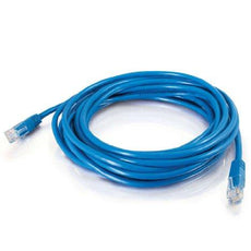 C2g 75ft Cat5e Molded Solid Unshielded (utp) Network Patch Cable - Blue