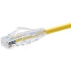 10138 - Unc Group Llc Unc Group 25 Foot Cat6 Snagless Clearfit Patch Cable Yellow -  Cat6 Patch Cable - Unc Group Llc