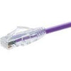 10173 - Unc Group Llc Unc Group 4 Foot Cat6 Snagless Clearfit Patch Cable Purple -  Cat6 Patch Cable C - Unc Group Llc