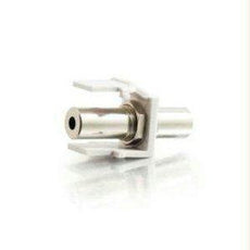 03819 - C2g Snap-in 3.5mm Stereo F/f Keystone Insert Module - White - C2g