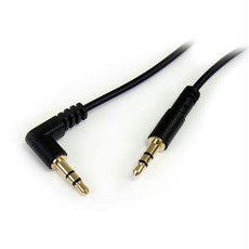 MU1MMSRA - Startech 3.5mm To Right Angle Stereo Audio Cable - Startech