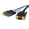 HD15CPNTMM3 - Startech 3ft Hd15 To Component Rca Breakout Cable - Startech