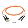 EFN110-001M-LCLC - Black Box Om1 62.5/125 Multimode Fiber Optic Patch Cable - Ofnr Pvc, Lc To Lc, Orange, 1-m - Black Box