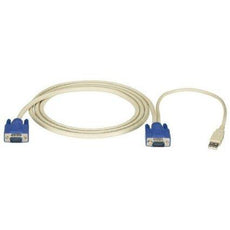 EHN9000U-0010 - Black Box Kvm Cpu Cable - Ec Series, Vga, Usb, 10-ft. (3.0-m) - Black Box