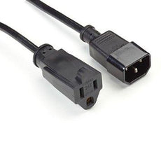 EPXR15 - Black Box Power Cord - Nema 5-15r To Iec-60320-c14, 1-ft. (0.3-m) - Black Box